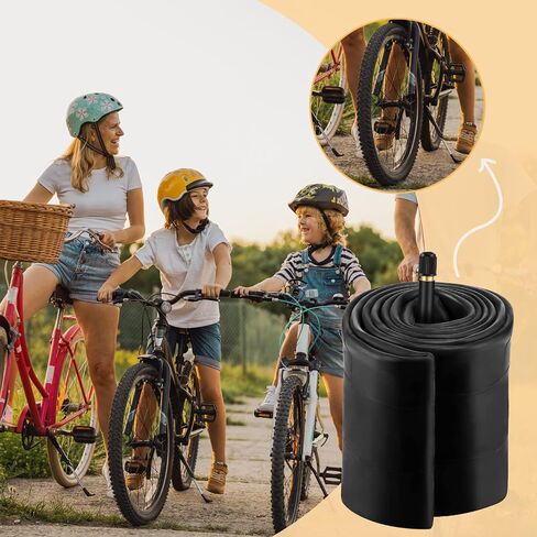 4 قطع من أنابيب الدراجة مقاس 20 × 4 بوصة، الأنبوب الداخلي للدراجة، أنبوب إطارات الدراجة، أنابيب مطاطية بوتيل مع صمام شريدر و4 قطع رافعات إطارات للطرق MTB للأطفال in Kuwait