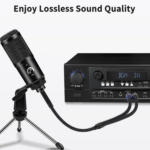 كابل صوت USB C إلى ثنائي XLR ذكر، كابل مضخم طاقة ستيريو USB C إلى 2 XLR ذكر، مكبر صوت نشط للاتصال عبر USB c للهاتف المحمول، كابل صوت مضخم الطاقة - 10 أقدام in Kuwait
