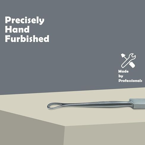 مزيل شمع الأذن الاحترافي من إم جيه دبليو مصنوع من الفولاذ المقاوم للصدأ - منظف كوريت الأذن لإزالة ري الأذن، أداة تنظيف الأذن الصحية القابلة لإعادة الاستخدام للبالغين والأطفال in Kuwait