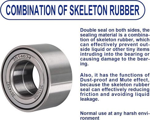 Wheel Bearing for Polaris: Ranger, RZR, Sportsman (2 Size in 4 Pack) A Size: Replacement for 3585502, 3514635 B Size: 3514627, 3514699, 3514924, 3514822, 3515090 in Kuwait