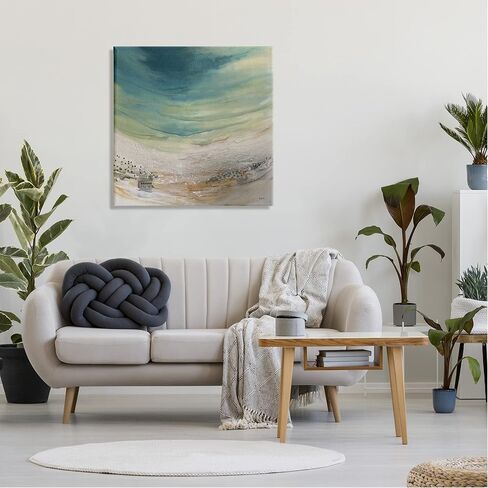 Stupell Industries Enigmatic Landscape Scene Curved Abstract Beach Depiction Canvas Wall Art, Design By Stacy Gresell in Saudi Arabia