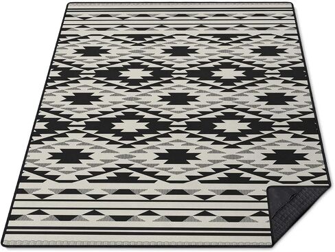 Gothic Picnic Blankets Waterproof Foldable,60″X80″Thick Picnic Mat Blue Outdoor Blanket for Grass, Sun and Moon Beach Blanket Sandproof Picnic Accessories for Camping Party Travel Park Lawn in Saudi Arabia
