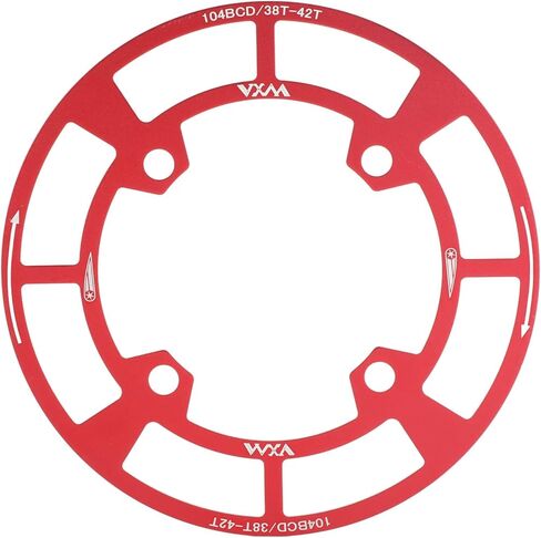 Keenso Bike Sprockets Cranksets Guard، دراجة أسنان العجلة Cranksets Guard سبائك الألومنيوم مقاومة للغبار تمنع الخدش استبدال ملحقات الدراجة للدراجات وقطع الغيار in Kuwait