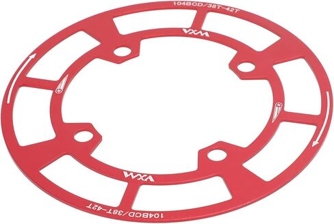 Keenso Bike Sprockets Cranksets Guard، دراجة أسنان العجلة Cranksets Guard سبائك الألومنيوم مقاومة للغبار تمنع الخدش استبدال ملحقات الدراجة للدراجات وقطع الغيار in Kuwait