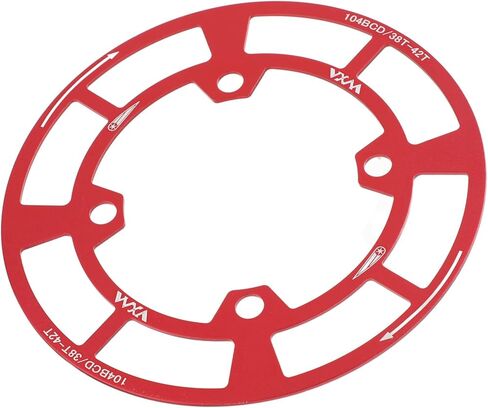 Keenso Bike Sprockets Cranksets Guard، دراجة أسنان العجلة Cranksets Guard سبائك الألومنيوم مقاومة للغبار تمنع الخدش استبدال ملحقات الدراجة للدراجات وقطع الغيار in Kuwait