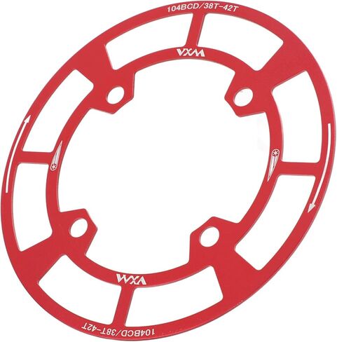 Keenso Bike Sprockets Cranksets Guard، دراجة أسنان العجلة Cranksets Guard سبائك الألومنيوم مقاومة للغبار تمنع الخدش استبدال ملحقات الدراجة للدراجات وقطع الغيار in Kuwait