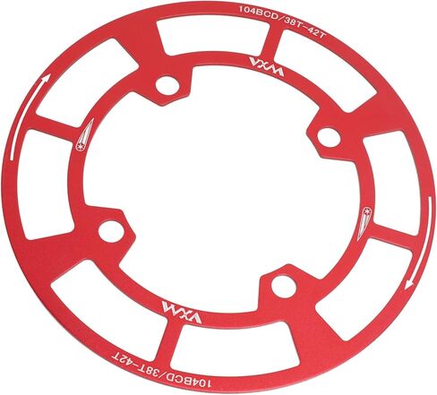 Keenso Bike Sprockets Cranksets Guard، دراجة أسنان العجلة Cranksets Guard سبائك الألومنيوم مقاومة للغبار تمنع الخدش استبدال ملحقات الدراجة للدراجات وقطع الغيار in Kuwait