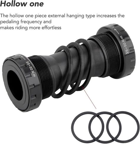 Folding Bike Crankset CNC Aluminum Lightweight 130 BCD Crankset CNC Curved Hollow Handle Single Disc Black in Saudi Arabia