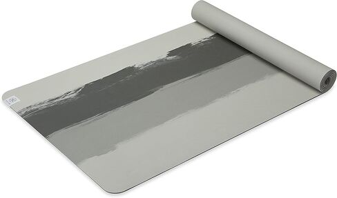 سجادة اليوغا Gaiam Power Grip - 4 مم صديقة للبيئة من القماش الفاخر تشبه المطاط الطبيعي السميك غير القابل للانزلاق للتمرين واللياقة البدنية لجميع أنواع اليوغا والبيلاتيس والتدريبات الأرضية (68 بوصة طول × 24 بوصة عرض) in Kuwait