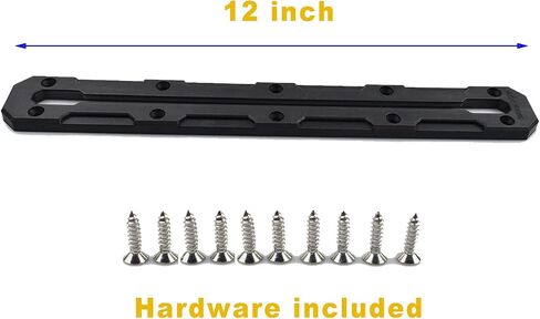 Kayak Track Mount Low Profile Nylon Kayak Rail Track | Kayak Fishing Accessories, 6/9/12 inch(1/2 pack) (9 inch(2pack)) in Saudi Arabia