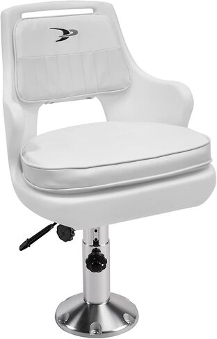 Wise 8WD015-6-710 Standard Pilot Chair with Adjustable Height Pedestal and Seat Slide,White in Saudi Arabia