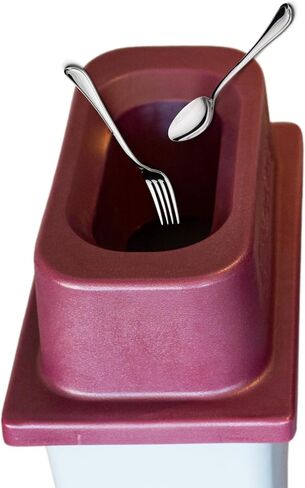 San Jamar KA3244 Katchall Rugged Round Retriever for 32 and 44 Gallon Waste Cans, Red in Saudi Arabia
