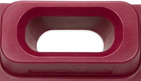 San Jamar KA3244 Katchall Rugged Round Retriever for 32 and 44 Gallon Waste Cans, Red in Saudi Arabia