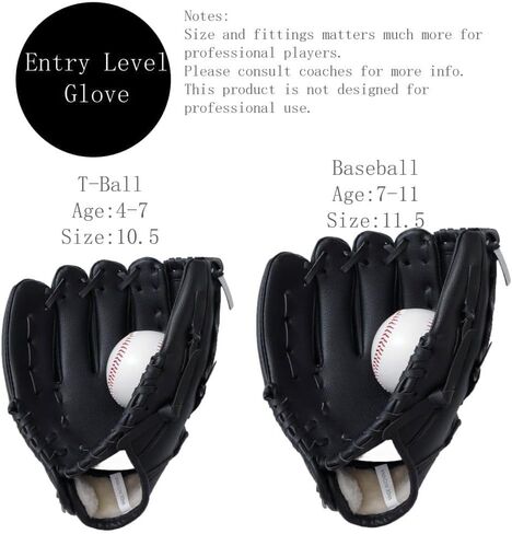 Left Handed Baseball Glove, Left Handed T Ball Glove for Lefty, Left Hand Throw Only. T-ball & Youth Baseball Gloves. in Saudi Arabia