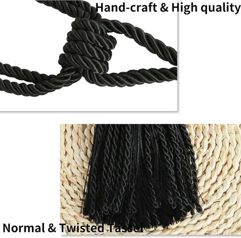 2 Pack Gold Curtain Tiebacks with Weighted Tassel,Modern Rope Window Curtain Ties Backs for Draperies, Outdoor Elegant Decorative Curtain Holdbacks in Saudi Arabia