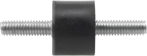 4Pcs M8x23 Rubber Studs Shock Absorber Anti-Vibration Isolator Mounts, 30x20mm Rubber Cylindrical Vibration Isolation Mount with Locknut(VV) in Saudi Arabia