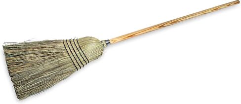 Carlisle FoodService Products 4135067 Commercial Corn Broom with Solid Wood Handle, 12" Wide (Case of 12) in Saudi Arabia