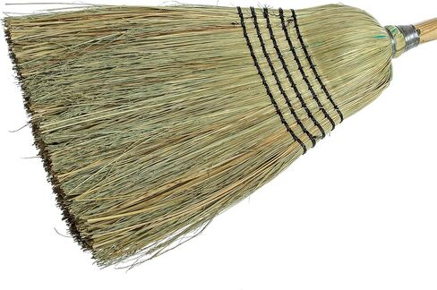 Carlisle FoodService Products 4135067 Commercial Corn Broom with Solid Wood Handle, 12" Wide (Case of 12) in Saudi Arabia