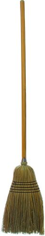 Carlisle FoodService Products 4135067 Commercial Corn Broom with Solid Wood Handle, 12" Wide (Case of 12) in Saudi Arabia