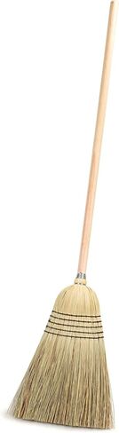 Carlisle FoodService Products 4135067 Commercial Corn Broom with Solid Wood Handle, 12" Wide (Case of 12) in Saudi Arabia