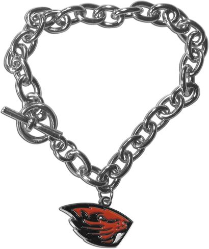 Siskiyou NCAA unisex-adult Chain Bracelet and Dangle Earring Set in Saudi Arabia
