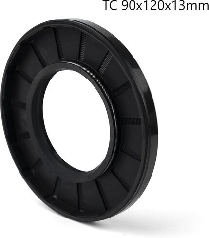 XiKe Oil Shaft Seal, Lip Seals, TC 90x120x12mm Nitrile Rubber Cover Double Lip with Spring, Oil Seals for Bearing Shafts,Rotating Shafts,etc., Black Pack of 1 in Saudi Arabia