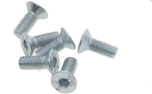 Bolts Screws Fasteners for Rear Derailleur Hangers Flat Head, Varioius Size Options (6 pcs of M4x8) in Saudi Arabia