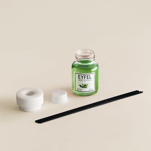 EYFEL Reed Diffusers for Home – Lemon Reed Diffuser Set 4.05 fl oz Oil Diffuser Sticks, Bathroom Diffuser, Oil Reed Diffuser, Scented Sticks, Oil Diffuser Sticks, Reed Diffuser for Bathroom in Saudi Arabia
