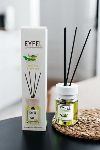 EYFEL Reed Diffusers for Home – Lemon Reed Diffuser Set 4.05 fl oz Oil Diffuser Sticks, Bathroom Diffuser, Oil Reed Diffuser, Scented Sticks, Oil Diffuser Sticks, Reed Diffuser for Bathroom in Saudi Arabia