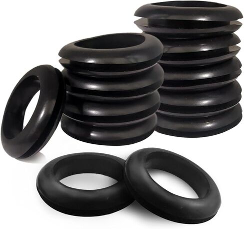 20 قطعة من الحلقات المطاطية، 1-3/8 بوصة معرف فتحة مطاطية، حلقات أسلاك مطاطية للأسلاك والكابلات والمقابس (35 مم) in Kuwait