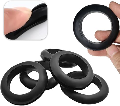 20 قطعة من الحلقات المطاطية، 1-3/8 بوصة معرف فتحة مطاطية، حلقات أسلاك مطاطية للأسلاك والكابلات والمقابس (35 مم) in Kuwait