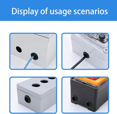 20 قطعة من الحلقات المطاطية، 1-3/8 بوصة معرف فتحة مطاطية، حلقات أسلاك مطاطية للأسلاك والكابلات والمقابس (35 مم) in Kuwait