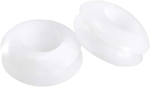 uxcell Rubber Grommets 4mm Dia. Wire Gasket Ring for Hole Plug Cable, Black 50 Pieces in Saudi Arabia