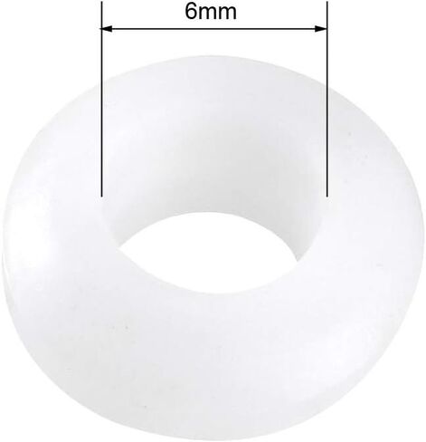 uxcell Rubber Grommets 4mm Dia. Wire Gasket Ring for Hole Plug Cable, Black 50 Pieces in Saudi Arabia