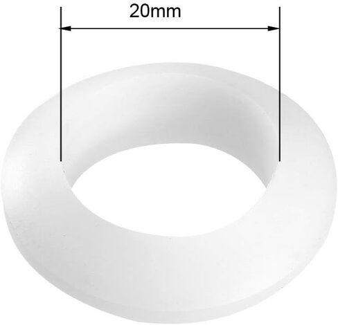 uxcell Rubber Grommets 4mm Dia. Wire Gasket Ring for Hole Plug Cable, Black 50 Pieces in Saudi Arabia