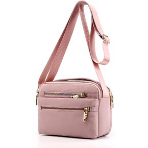 JIANLINST Small Crossbody Purses for Women Multi Pocket Casual Crossbody Bag Cellphone Wallet Purse Shoulder Bag