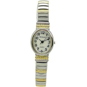Wincci Ladies Classic Small Oval Stretch Elastic Band Fashion Watch