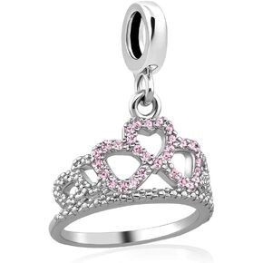 لوفلي شارمز دلاية على شكل تاج الاميرة من الخرز المتدلي للسوار, غير متوفر, ان ايه in Kuwait