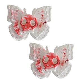 Halloween Hair Accessories Cartoon Hair Clips Cosplay Costume Props 2pcs WJR13 (Skull)