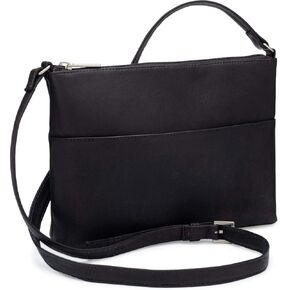 Le Donne Leather Women’s Mallory Crossbody Purse, Premium Colombian Vaquetta Leather, 11" x 7" x 2"