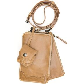 Frye womens Melissa 3-in-1 Crossbody Bag, Beige, One Size US
