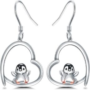 YFN Sterling Silver Animal Dangle Drop Earrings for Women Girls Dragon/Wolf/Fox/Sloth/Cat/Bat Earrings Jewelry Gifts Halloween Earrings Jewelry in Kuwait