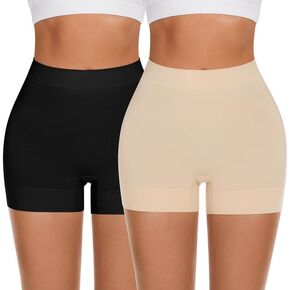 Slip Shorts for Women Under Dress,Boyshorts Panties Anti Chafing Shorts Smooth Shapewear Shorts