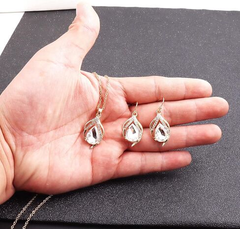 ZHUWE I Can't Say I Do Without You | 1 4 6 8 Sets Bridesmaid Jewelry Sets for Women Necklace and Earring Set for Wedding Gifts in Saudi Arabia