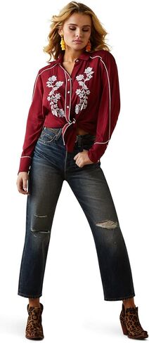 ARIAT Women's Ultra High Rise Tomboy Straight Jean in Saudi Arabia