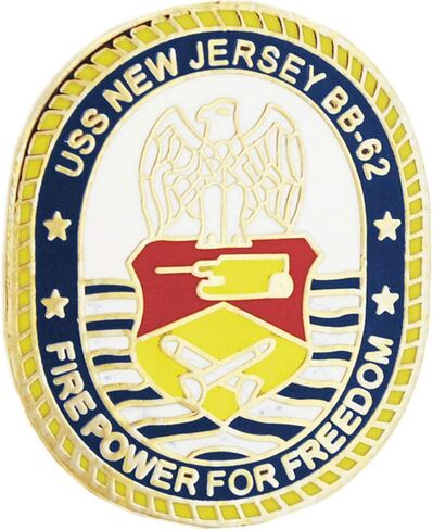 United States Navy USN USS Jersey BB-62 Lapel Pin in Saudi Arabia