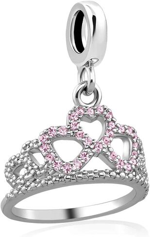 لوفلي شارمز دلاية على شكل تاج الاميرة من الخرز المتدلي للسوار, غير متوفر, ان ايه in Kuwait