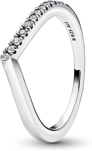 Pandora Timeless Wishbone Halb Funkelnder Ring in Saudi Arabia