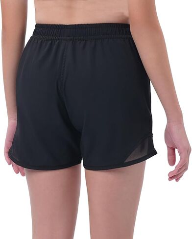 شورت رياضي للفتيات من DEVOROPA بدون بطانة خفيف الوزن ورياضي نشط لكرة السلة شورت للأطفال في صالة الألعاب الرياضية والتنزه سيرًا على الأقدام وجيب بسحاب in Kuwait