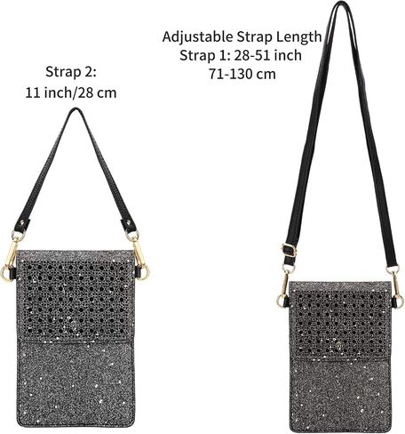 seOSTO Cell Phone Purse, Lightweight Small Wallet Purses And Handbags With 2 Shoulder Strap For Women in Saudi Arabia